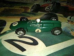 Slotcars66 Cooper T53 F1 (Green #4) Hi-Speed 1/32nd Scale Slot Car by Airfix 